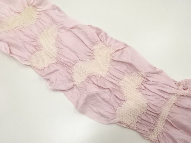 JAPANESE KIMONO / OBIAGE / SHIBORI / SILK